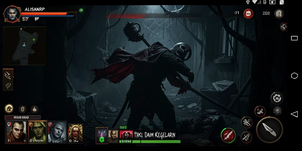 Tampilan gameplay <strong>ALISANRP</strong> yang mencekam dan penuh dengan ketegangan.