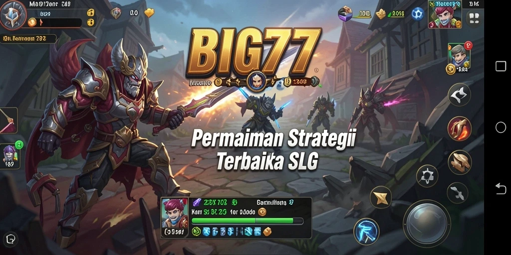 Screenshot menampilkan aksi seru dalam permainan strategi SLG.