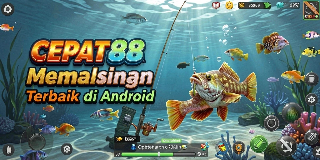 Gameplay menangkap ikan yang realistis di CEPAT88.