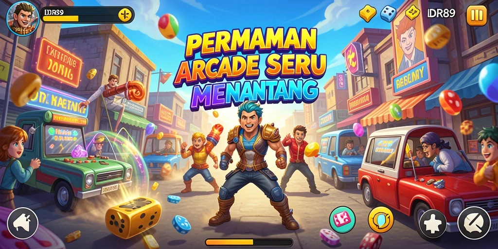 Tampilan gameplay IDR89 yang intens dan seru dalam kategori Arcade.