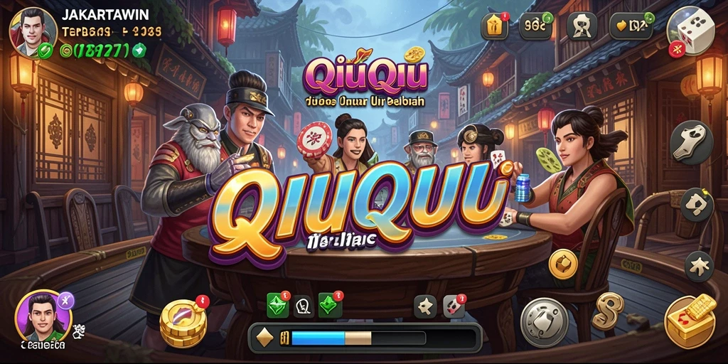 Tampilan gameplay QiuQiu yang menegangkan dan seru.