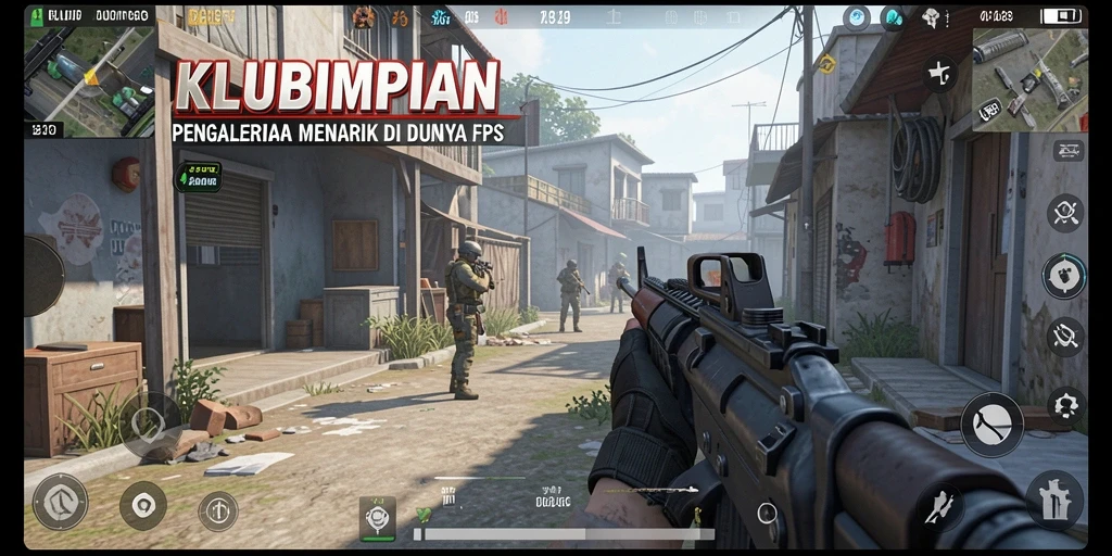 Tangkapan layar gameplay KLUBIMPIAN yang menegangkan dan penuh aksi.