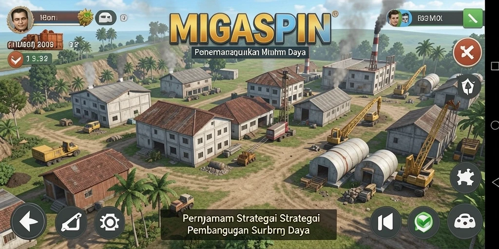 Tampilan gameplay seru dan strategi menarik di MIGASPIN.