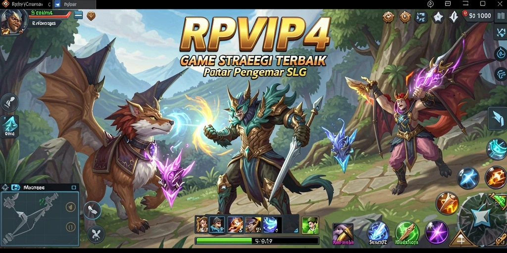 Tampilan aksi epik dalam RPVIP4 dengan elemen strategi yang mendebarkan.