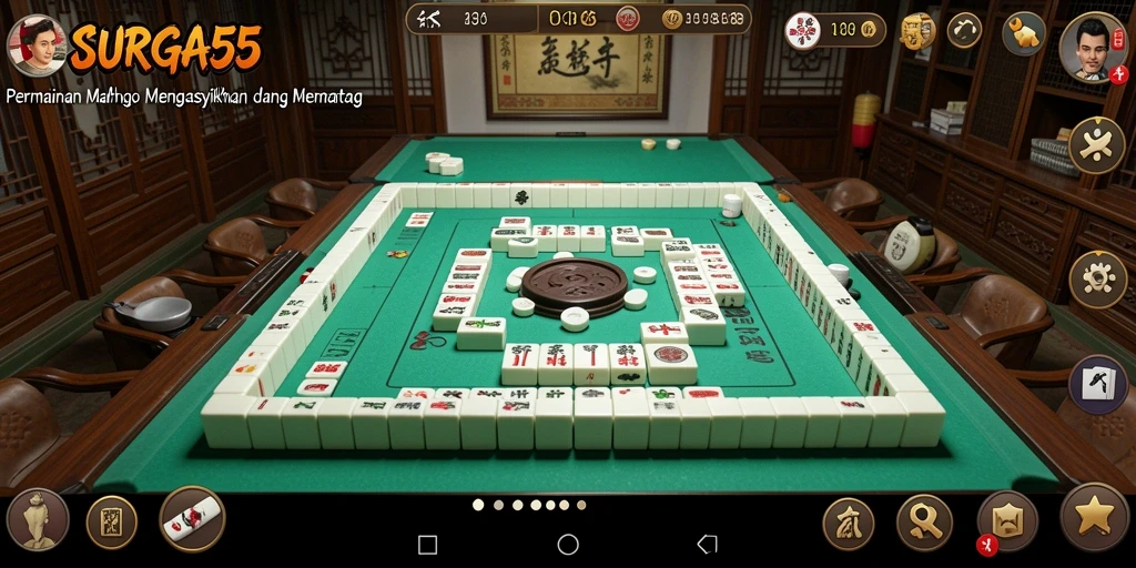 Gameplay menantang di SURGA55 dengan desain ubin yang menarik.