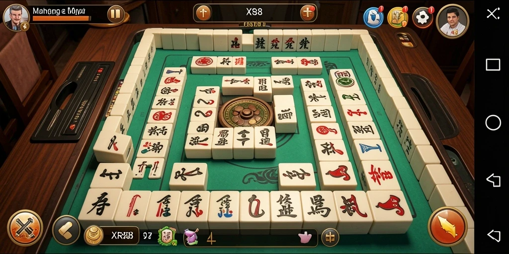 Screenshot gameplay XR88 yang menunjukkan tantangan Mahjong yang seru.